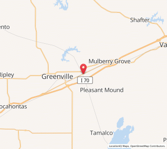 Map of Smithboro, Illinois