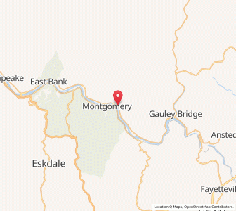 Map of Smithers, West Virginia