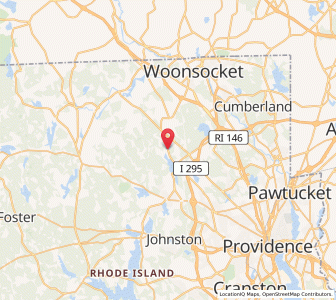 Map of Smithfield, Rhode Island