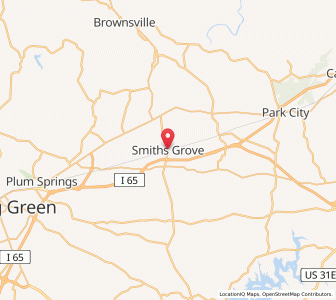 Map of Smiths Grove, Kentucky