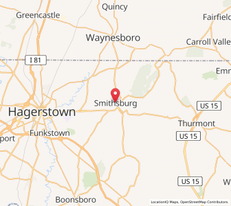 Map of Smithsburg, Maryland
