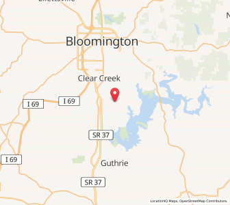 Map of Smithville, Indiana