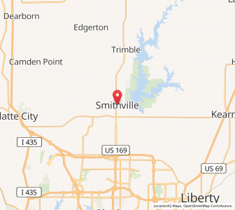 Map of Smithville, Missouri