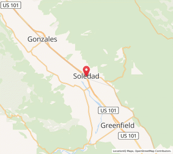 Map of Soledad, California