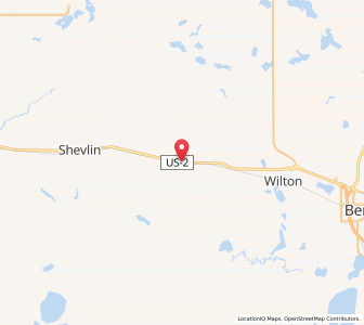 Map of Solway, Minnesota