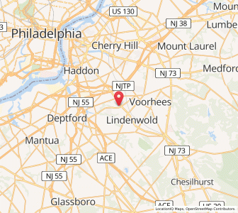 Map of Somerdale, New Jersey