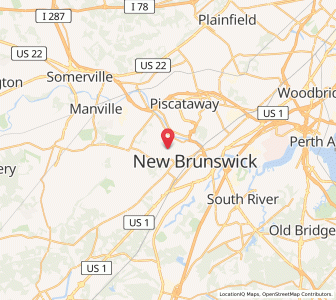 Map of Somerset, New Jersey