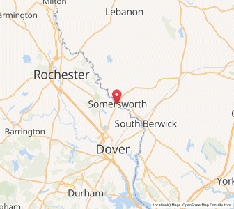 Map of Somersworth, New Hampshire