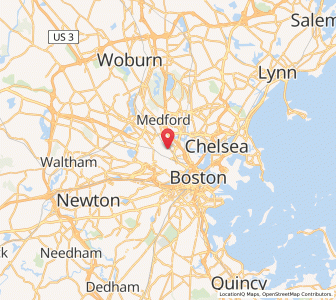 Map of Somerville, Massachusetts