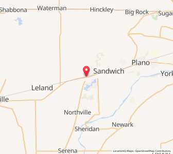 Map of Somonauk, Illinois