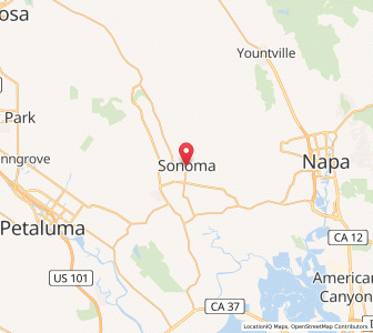 Map of Sonoma, California