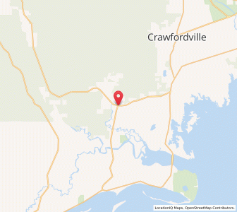 Map of Sopchoppy, Florida