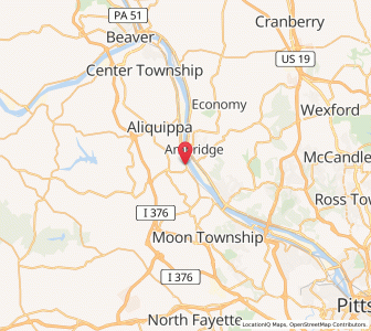 Map of South Heights, Pennsylvania