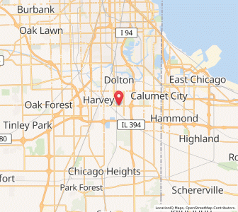 Map of South Holland, Illinois