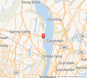 Map of South Nyack, New York