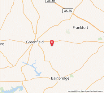 Map of South Salem, Ohio