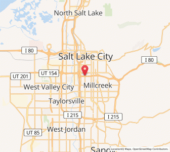 Map of South Salt Lake, Utah