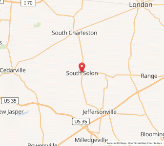 Map of South Solon, Ohio