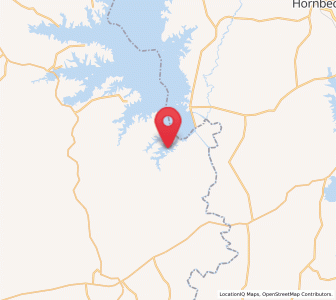 Map of South Toledo Bend, Texas