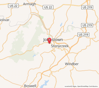 Map of Southmont, Pennsylvania