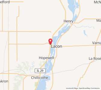 Map of Sparland, Illinois