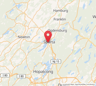 Map of Sparta Township, New Jersey