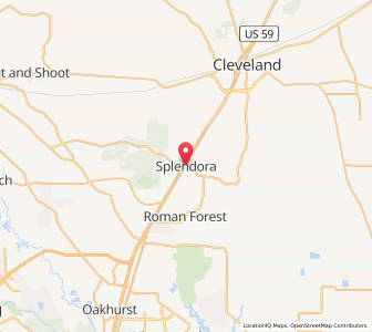 Map of Splendora, Texas
