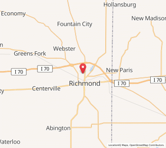 Map of Spring Grove, Indiana