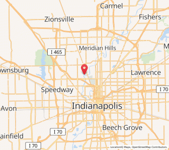 Map of Spring Hill, Indiana