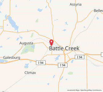 Map of Springfield, Michigan