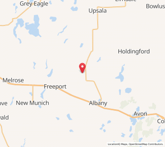 Map of St. Anthony (Stearns County), Minnesota