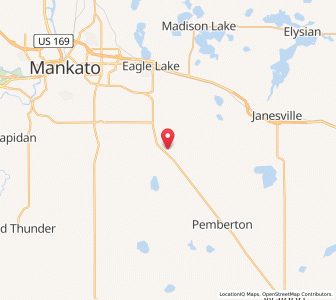 Map of St. Clair, Minnesota