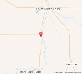 Map of St. Hilaire, Minnesota