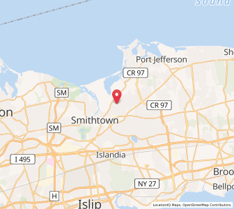 Map of St. James, New York