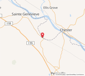 Map of St. Mary, Missouri