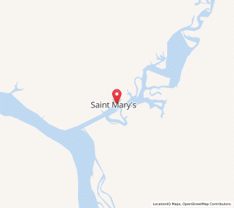 Map of St. Mary's, Alaska