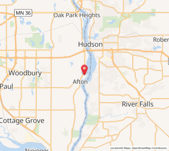 Map of St. Marys Point, Minnesota