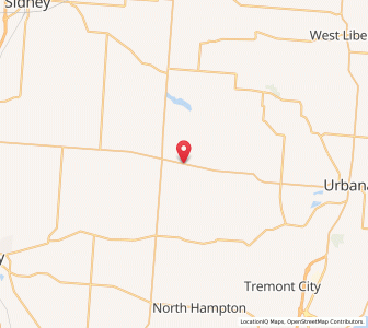 Map of St. Paris, Ohio