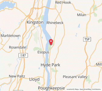 Map of Staatsburg, New York