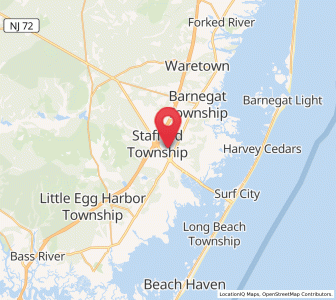 Map of Stafford Township, New Jersey