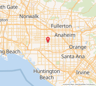 Map of Stanton, California