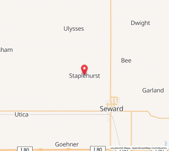 Map of Staplehurst, Nebraska