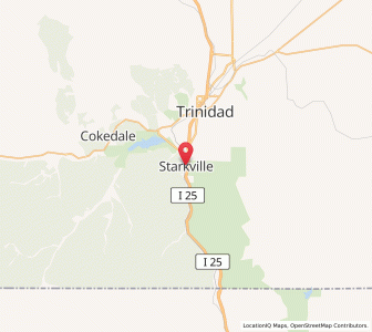 Map of Starkville, Colorado