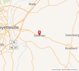 Map of Stedman, North Carolina
