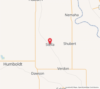 Map of Stella, Nebraska