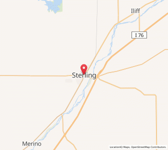 Map of Sterling, Colorado