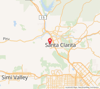 Map of Stevenson Ranch, California