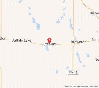 Map of Stewart, Minnesota