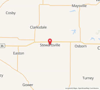 Map of Stewartsville, Missouri
