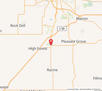Map of Stewartville, Minnesota